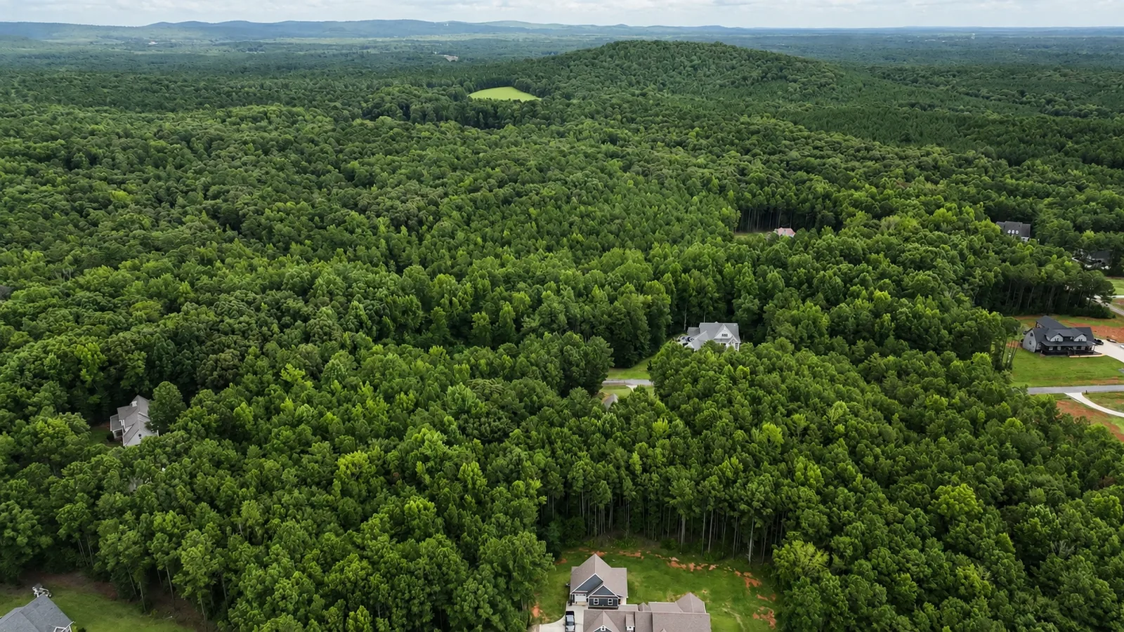 Aerial — King's Ridge & West Upson Setting