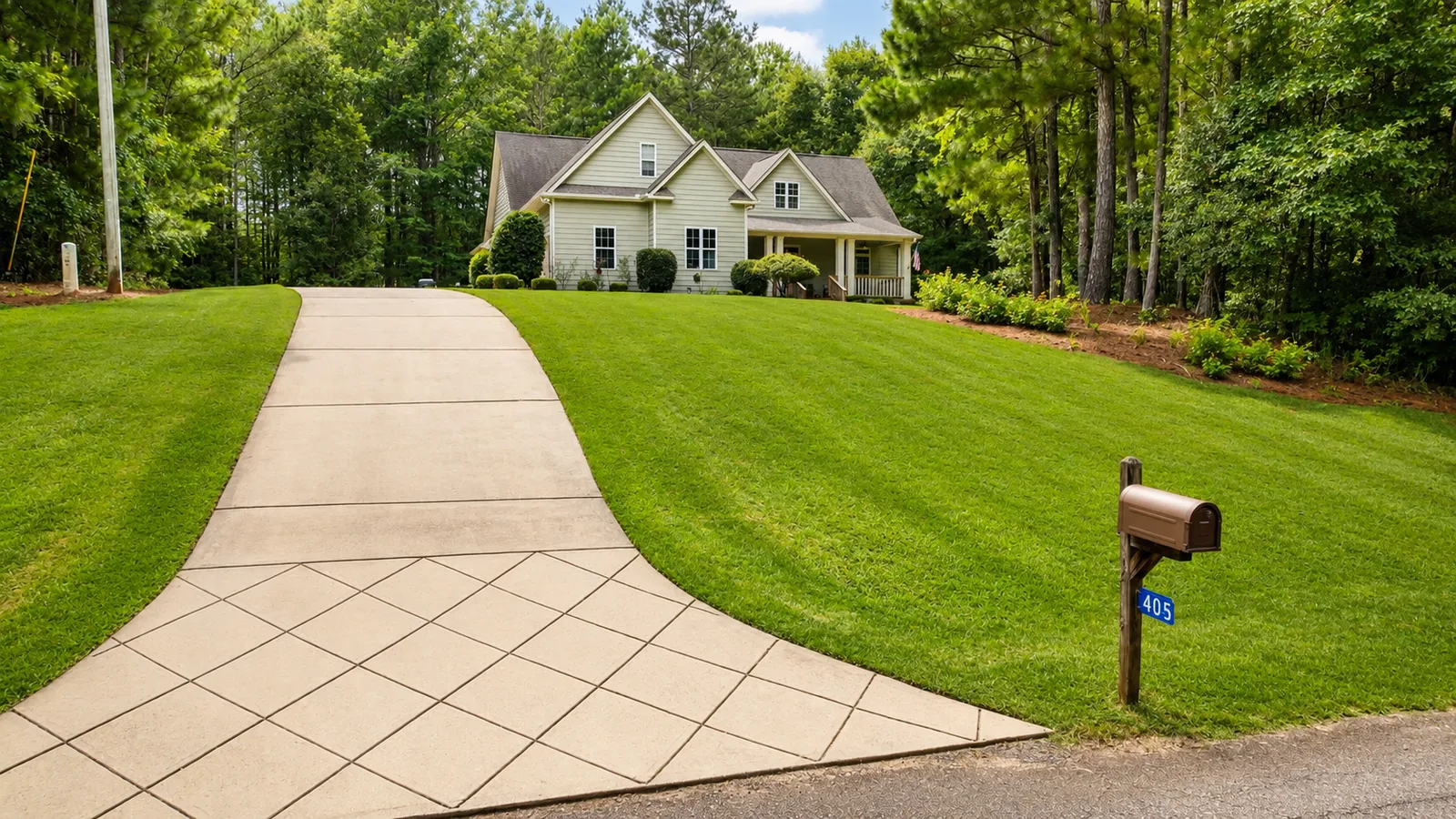 Long Driveway Approach