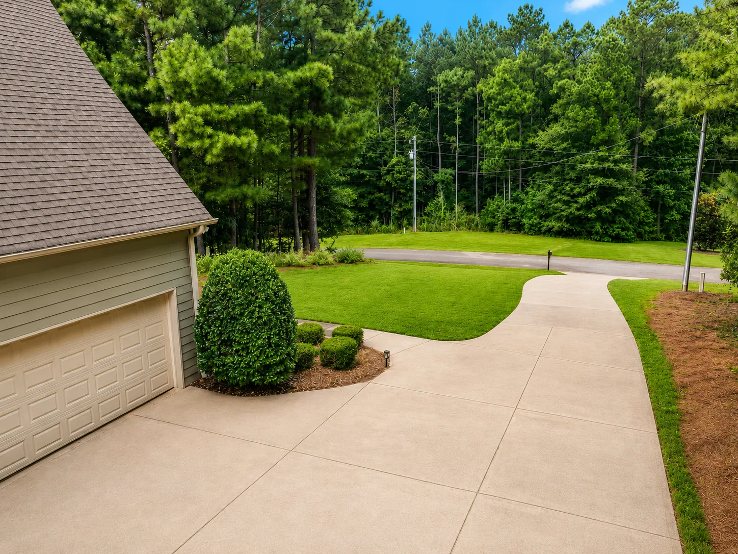 Garage & Parking Area