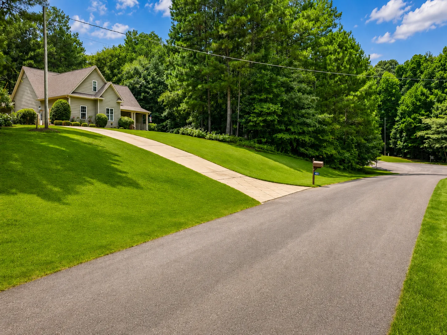 Front Lawn from the Road