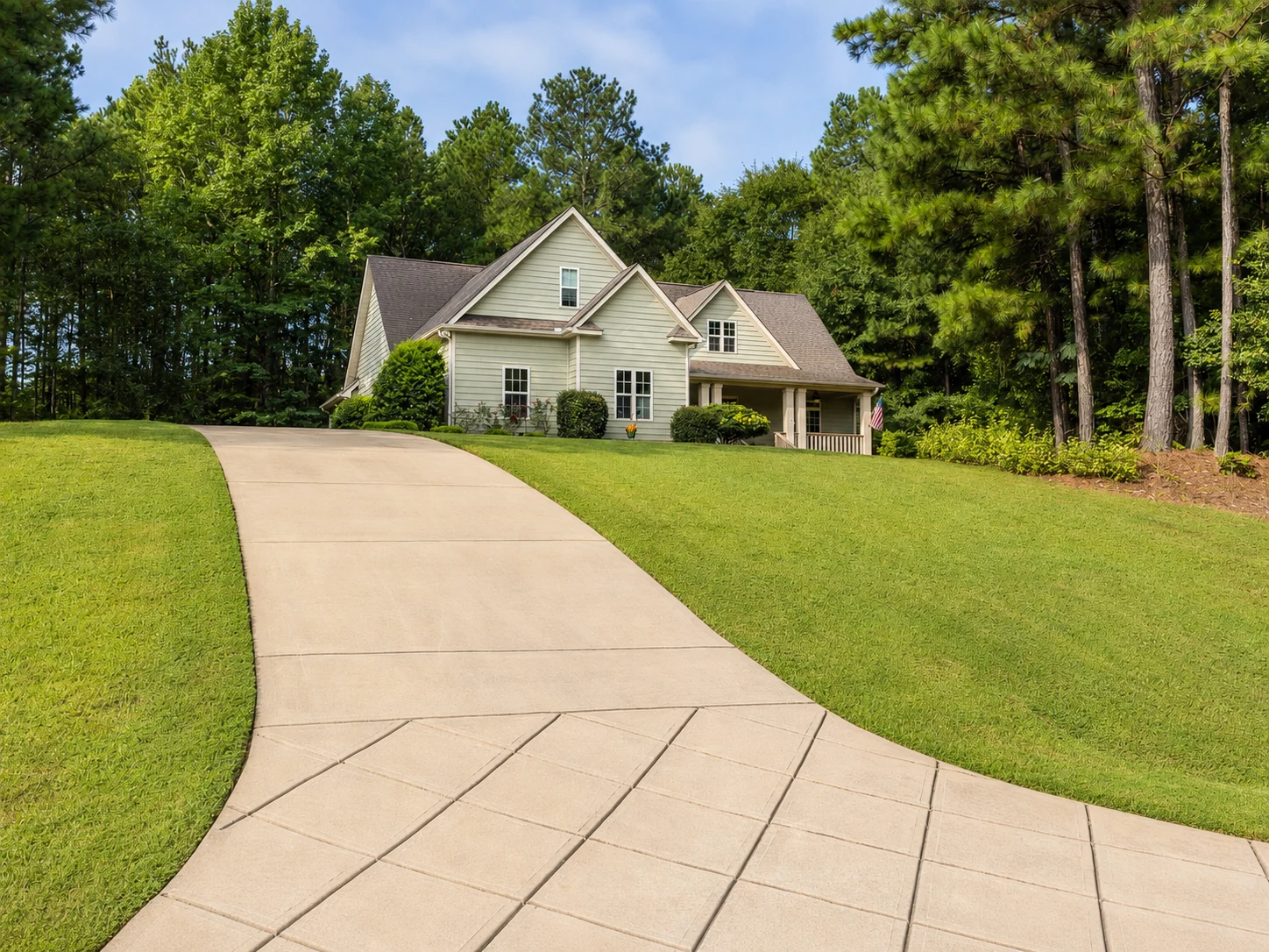 Front Exterior + Driveway