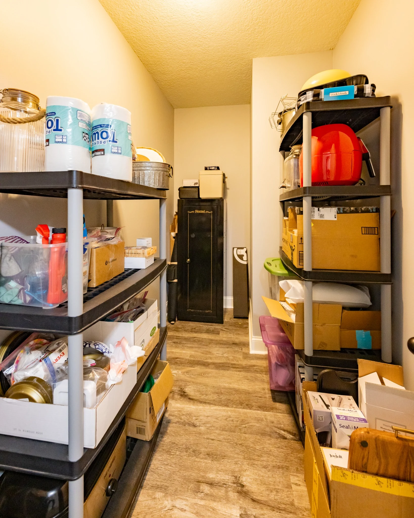 Walk-in storage room