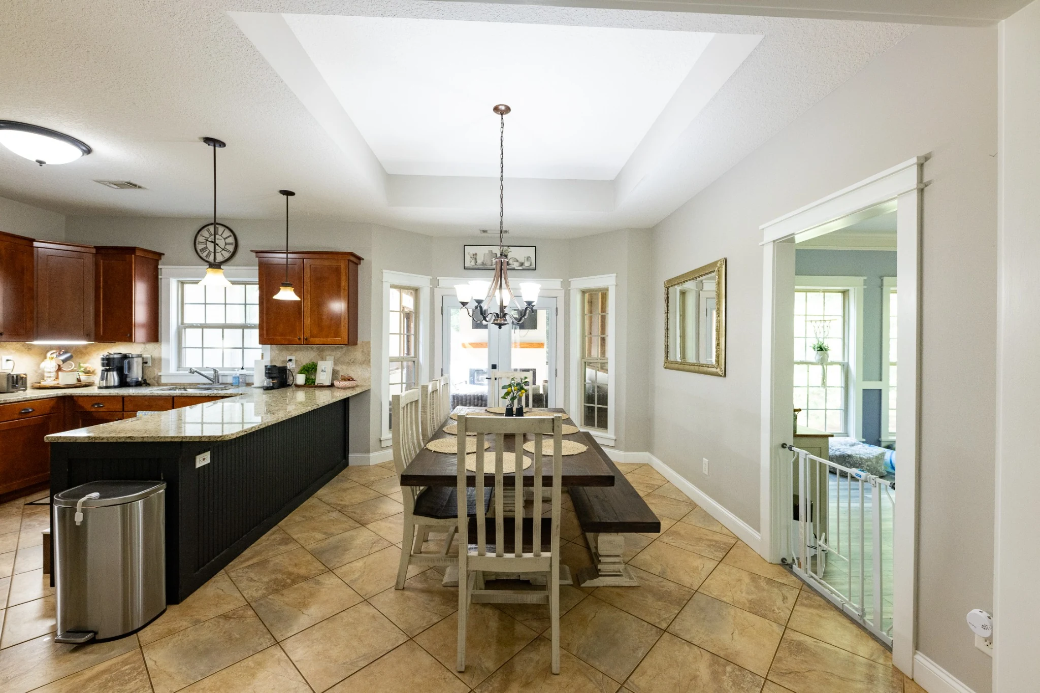 Dining area reverse view